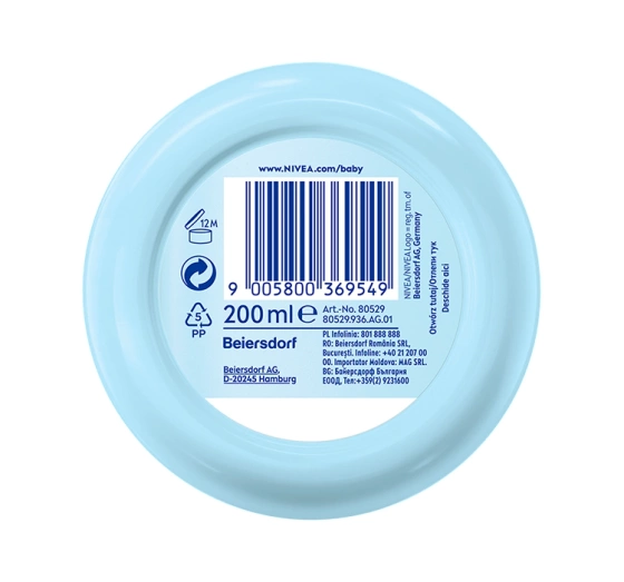 NIVEA BABY krem pielęgnacyjny do twarzy i ciała 200 ml
