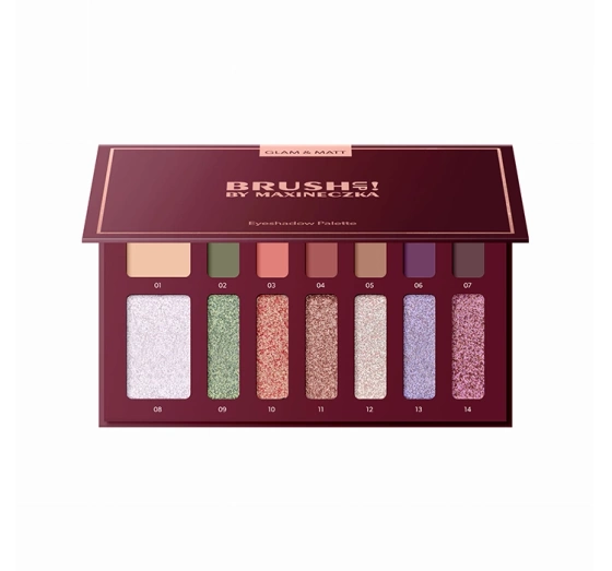 Brush Up Glam & Matt paleta cieni do powiek 21 g