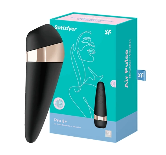 SATISFYER PRO3 BEZDOTYKOWY STYMULATOR ŁECHATCZKI Z WIBRATOREM