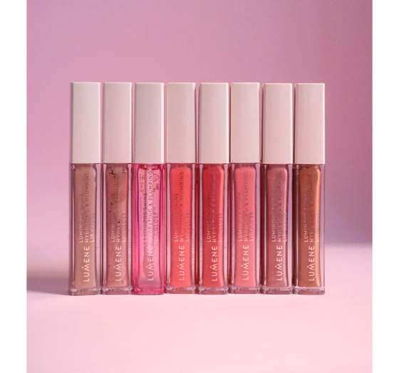 LUMENE ROZŚWIETLAJĄCO-NAWILŻAJĄCY BŁYSZCZYK DO UST 8 SUNSET GLOW 5ML