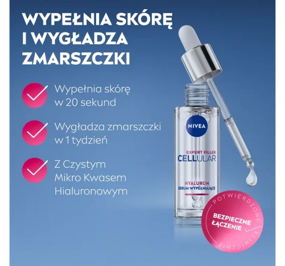 NIVEA Cellular Expert Filler hialuronowe serum wypełniające do twarzy 30 ml