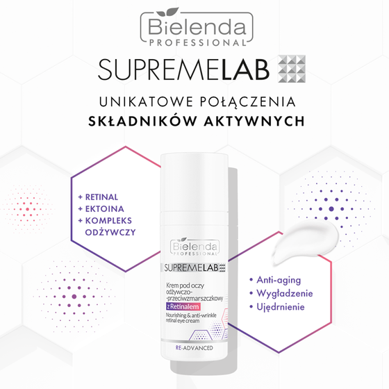 Bielenda Professional Supremelab Re-Advanced krem pod oczy z Retinalem 15 ml