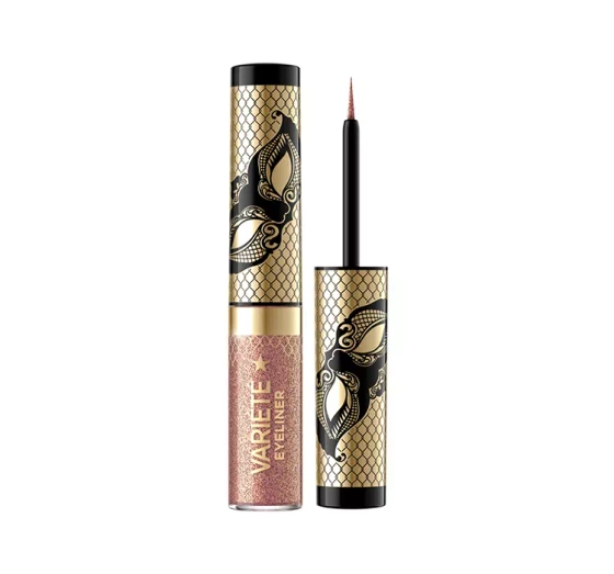 Eveline Cosmetics Variété kolorowy eyeliner w kałamarzu 01 Sparkle Gold 4 ml