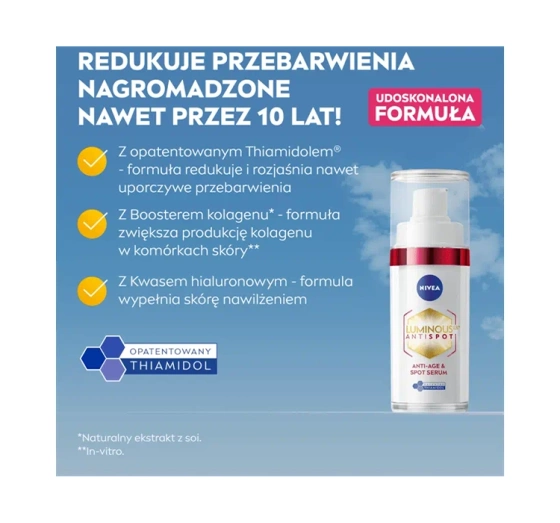 NIVEA Luminous630 Anti-Age serum 2w1 30 ml