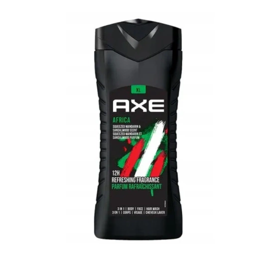 Axe Africa żel pod prysznic dla mężczyzn 3w1 400 ml