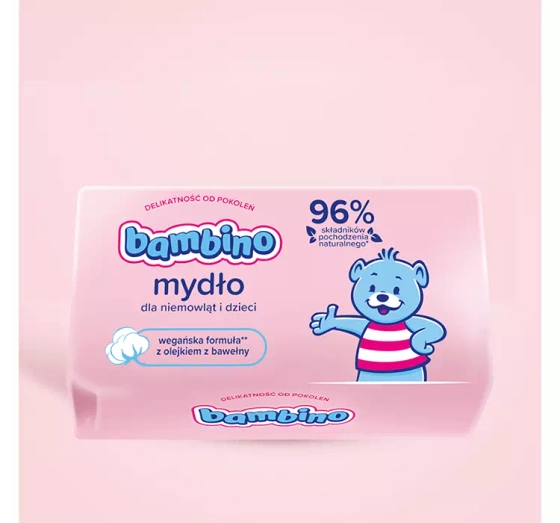 Bambino mydło w kostce z lanoliną dla dzieci 90 g