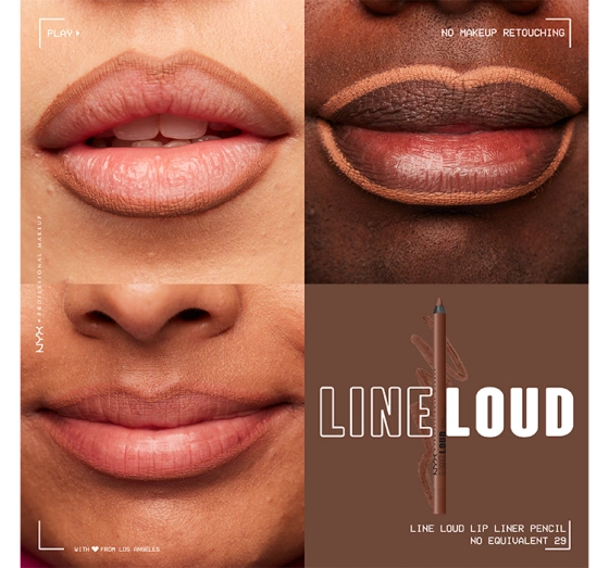 NYX Professional Makeup Line Loud Lip Pencil konturówka do ust 29 No Equivalent 1,2 g
