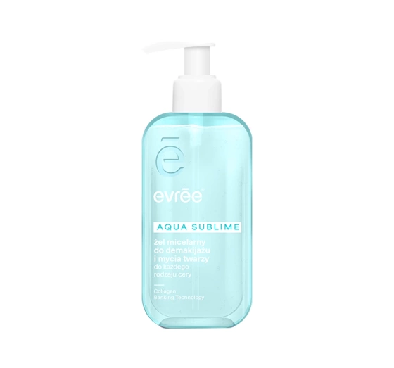 Evree Aqua Sublime żel micelarny do demakijażu i mycia twarzy 200 ml