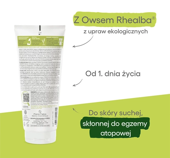 A-Derma Exomega Control balsam emolient przeciw drapaniu 200 ml