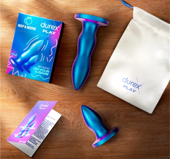 Durex Play Deep & Deeper zestaw korków analnych