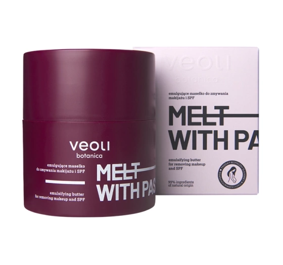 Veoli Botanica Melt With Passion emulgujące masełko do zmywania makijażu i SPF 40 g