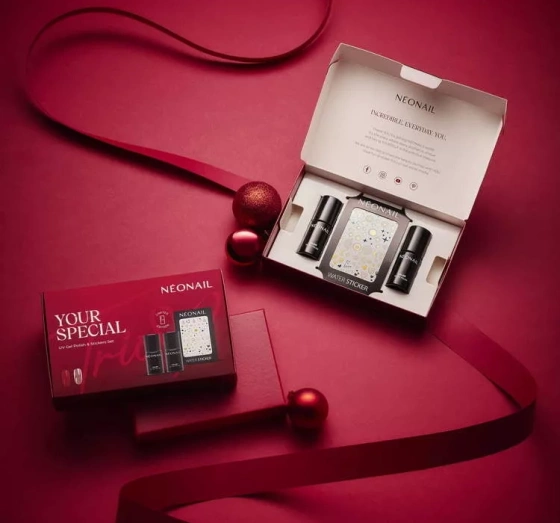 NeoNail Your Special Trio zestaw do manicure hybrydowego z wodnymi naklejkami