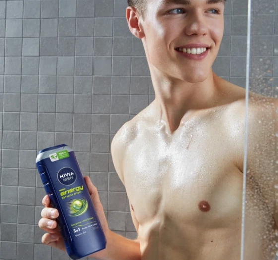 NIVEA MEN Energy energetyzujący żel pod prysznic 3w1 250 ml