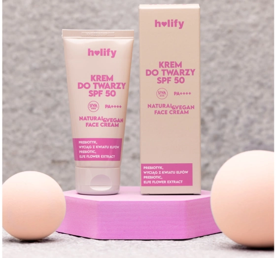 Holify prebiotyczny krem do twarzy SPF50 PA 50 ml