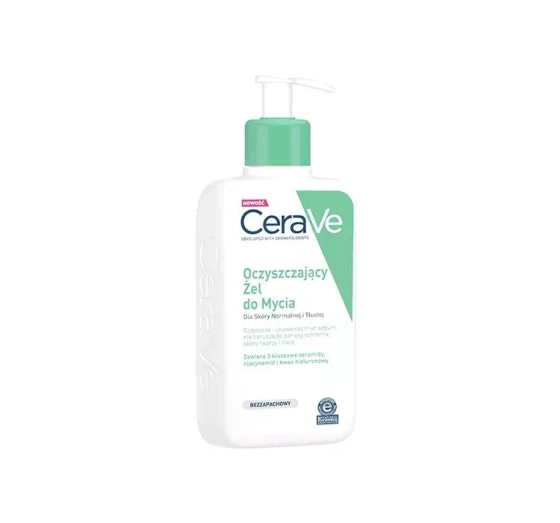 CeraVe oczyszczający żel do mycia do skóry normalnej i tłustej 236 ml