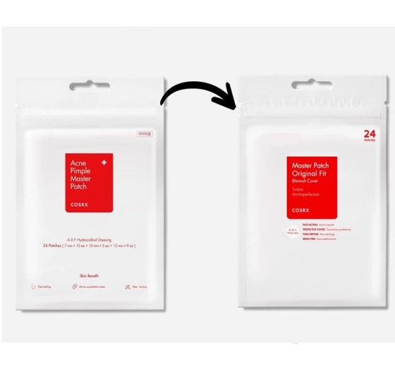Cosrx Acne Pimple Master Patch gojące plastry na wypryski 24 sztuki