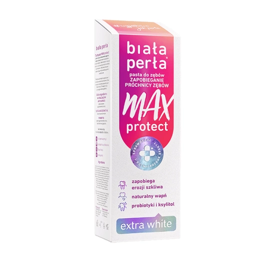 Biała Perła Max Protect Extra White pasta do zębów 75 ml