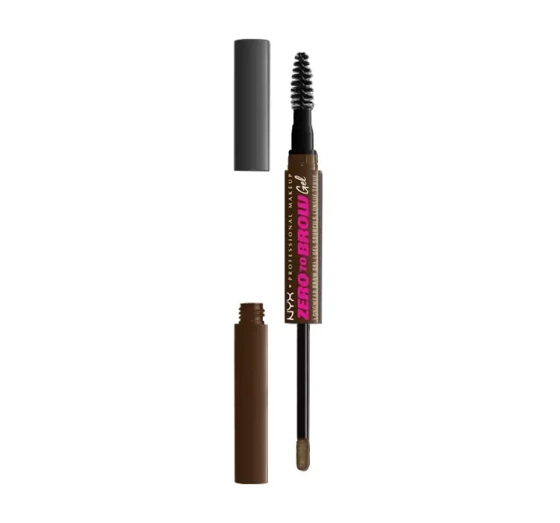 NYX Professional Makeup Zero To Brow długotrwały żel do brwi 06 Chocolate 2 ml