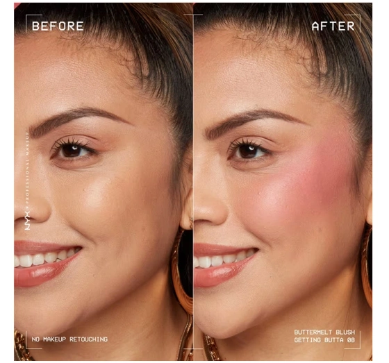 NYX Professional Makeup Buttermelt róż do policzków w kompakcie 08 Getting Butta 5 g