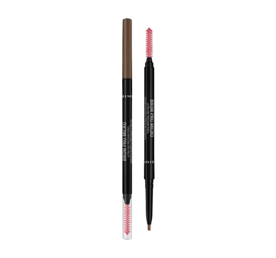 Rimmel Brow Pro Micro kredka do brwi automatyczna ze szczoteczką 002 Soft Brown 0,09g