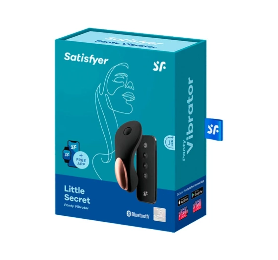 Satisfyer Little Secret zdalnie sterowany wibrator Black