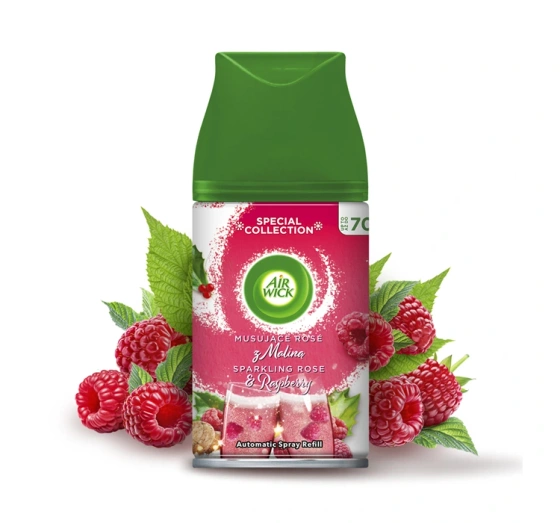Air Wick Freshmatic automatyczny odświeżacz powietrza wkład Musujące Rose z Maliną 250 ml