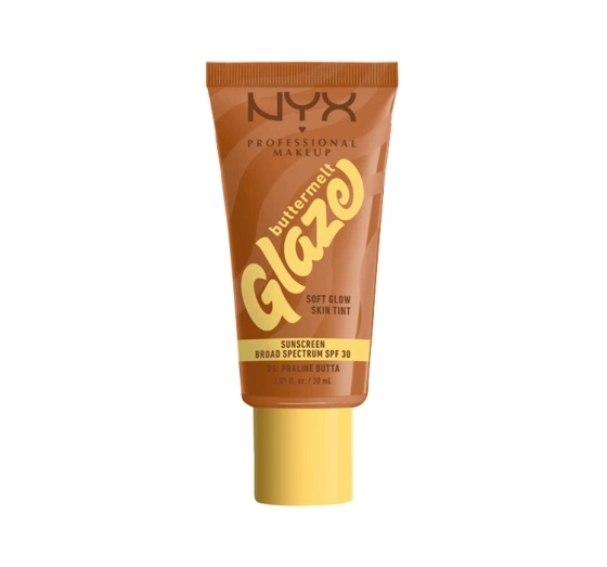 NYX Professional Makeup Buttermelt Glaze podkład w kremie SPF30 06 Praline Butta 30 ml