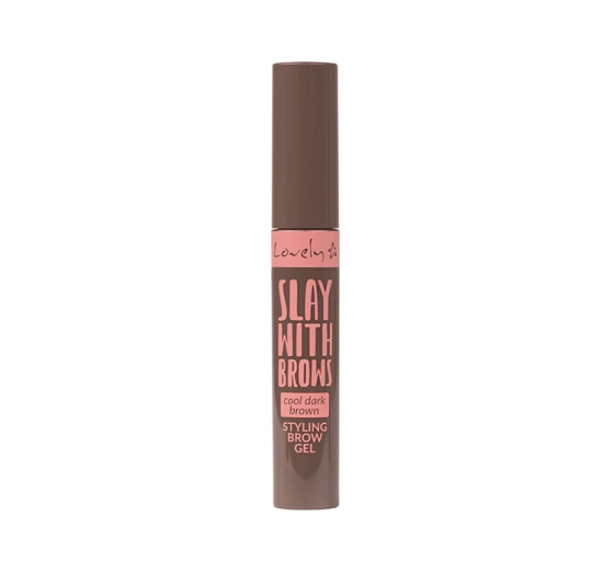 Lovely Slay With Brows utrwalający i koloryzujący żel do brwi 02 Cool Dark Brown