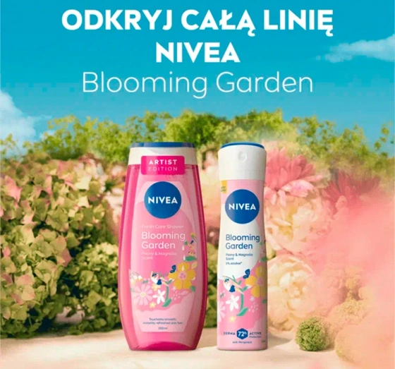 NIVEA Fresh Care odświeżający żel po prysznic Blooming Garden 250 ml