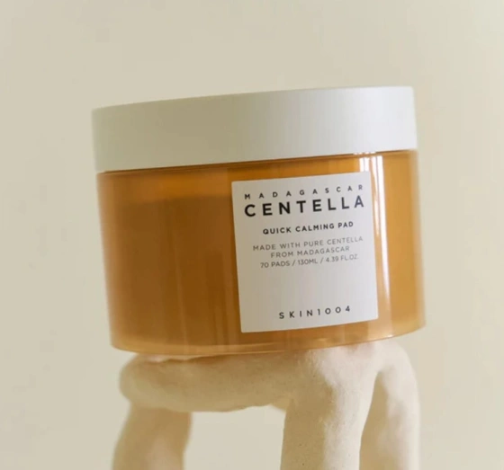 Skin1004 Madagascar Centella odświeżające płatki z ekstraktem z wąkroty azjatyckiej 70 sztuk