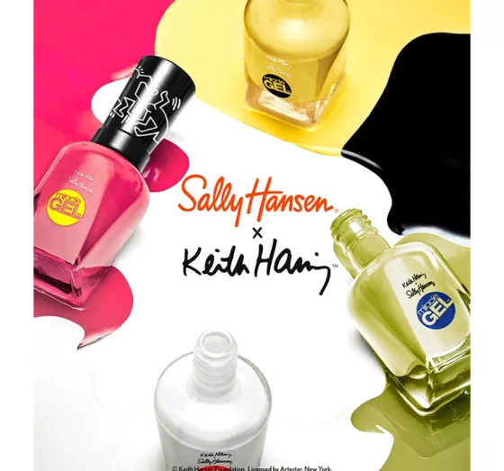 Sally Hansen Miracle Gel Keith Haring lakier do paznokci 918 Blanc Canvas 14,7ml