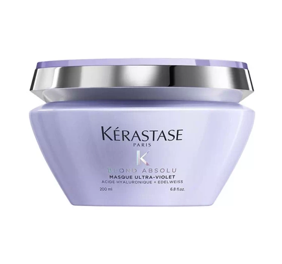 KERASTASE BLOND ABSOLU MASQUE ULTRA-VIOLET MASKA DO WŁOSÓW BLOND, ROZJAŚNIONYCH I I SIWYCH 200 ML
