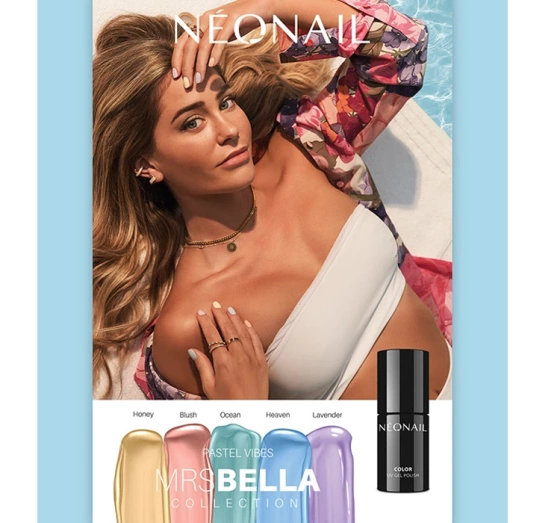 Neonail x Mrs Bella Pastel Vibes lakier hybrydowy 12225 Heaven 7,2 ml