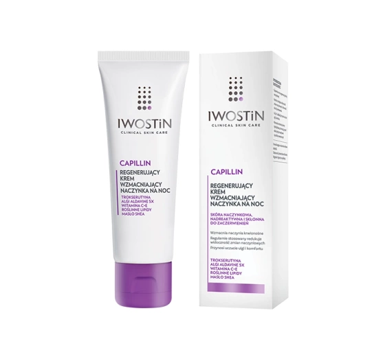 Iwostin Capillin krem wzmacniający naczynka na noc 40 ml