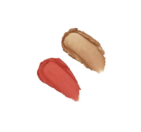 Revolution Blush & Highlight Stick róż i rozświetlacz w sztyfcie Coral Dew 4,3g