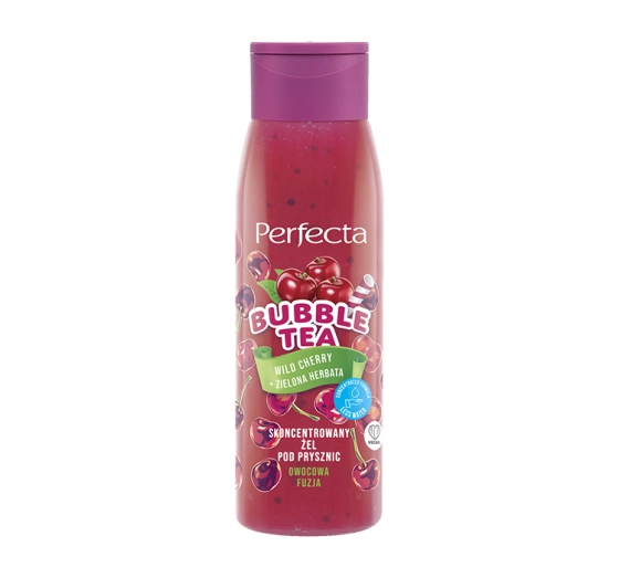 Perfecta Bubble Tea żel pod prysznic wiśnia zielona herbata 400g