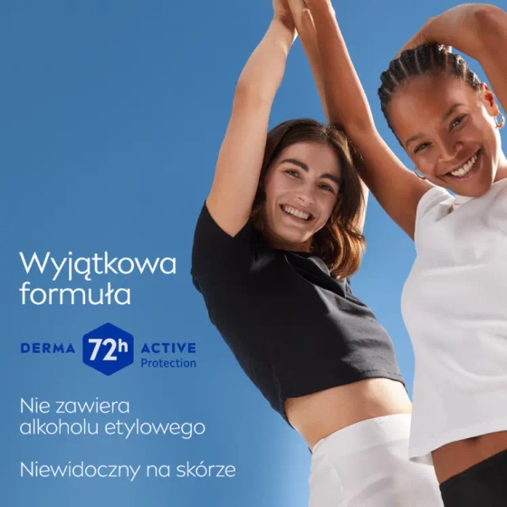 NIVEA Black&White Invisible Fresh antyperspirant w sprayu dla kobiet 250 ml