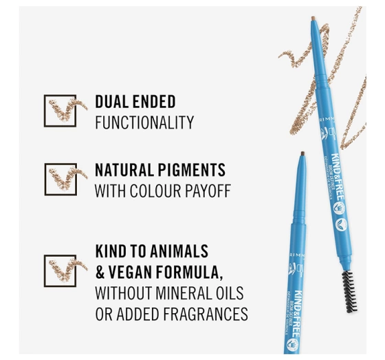 RIMMEL KIND & FREE KREDKA DO BRWI 004 CARAMEL 0,09G