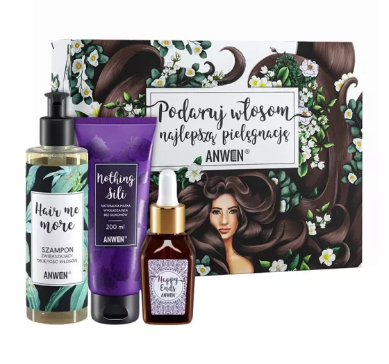 Anwen zestaw do pielęgnacji włosów szampon 200 ml maska 200 ml serum 20 ml