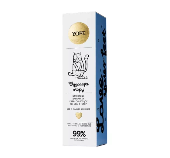 Yope Wypoczęte Stopy naturalny naprawczy krem chłodzący do nóg i stóp 75ml