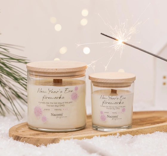 Nacomi Fragrances sojowa świeca zapachowa New Year's Eve Fireworks 450 g