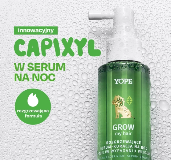 Yope Grow My Hair kuracja na noc rozgrzewające serum przeciw wypadaniu włosów 110ml