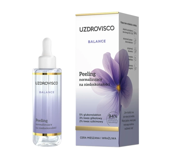 Uzdrovisco Balance peeling normalizujący na niedoskonałości 30ml