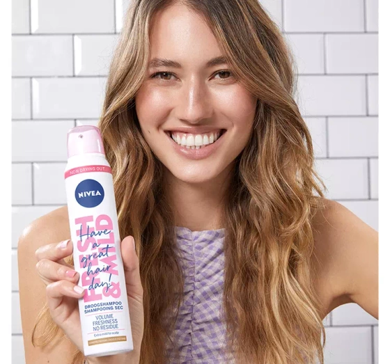NIVEA Fresh&Mild suchy szampon dla szatynek 200 ml