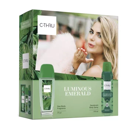 C-Thru Luminous Emerald zapachowy spray z atomizerem 75 ml dezodorant spray 150 ml