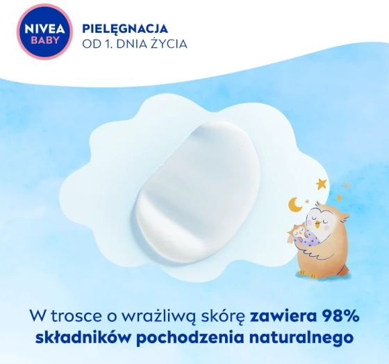 NIVEA BABY mleczko nawilżające na dobranoc dla dzieci 200 ml