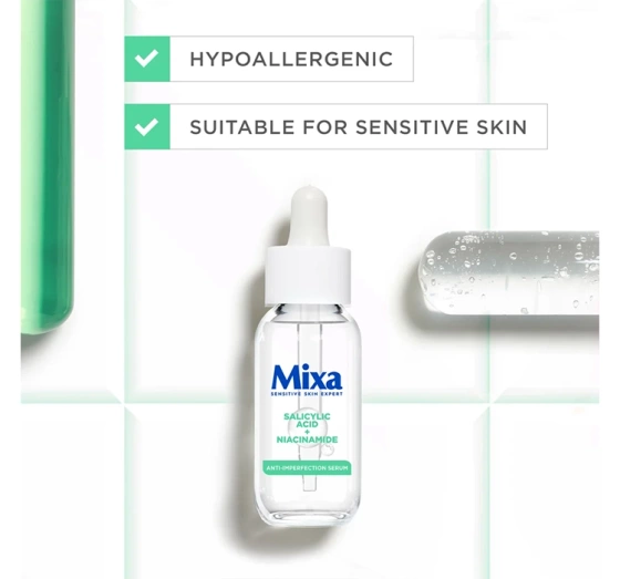 Mixa serum przeciw niedoskonałościom Kwas salicylowy Niacynamid 30 ml