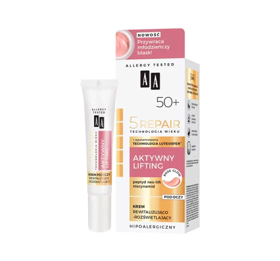 AA 5 Repair Aktywny Lifting 50 rewitalizująco-rozświetlający krem pod oczy 15 ml