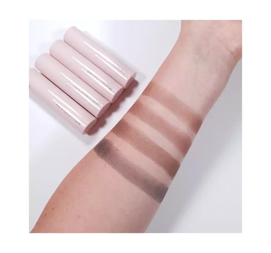 Makeup Revolution Brow Powder zestaw do brwi stempel szablony Medium Brown