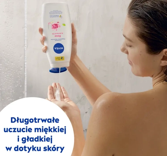 NIVEA Rose&Almond Oil żel pod prysznic 750 ml
